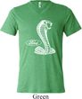Mens Ford Shirt Mustang Cobra Tri Blend V-neck Shirt