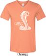 Mens Ford Shirt Mustang Cobra Tri Blend V-neck Shirt