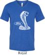 Mens Ford Shirt Mustang Cobra Tri Blend V-neck Shirt
