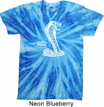 Mens Ford Shirt Mustang Cobra Twist Tie Dye Shirt