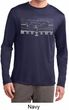 Mens Ford Shirt Mustang Honeycomb Grille Dry Wicking Long Sleeve Shirt