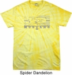 Mens Ford Shirt Mustang Honeycomb Grille Spider Tie Dye Shirt