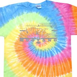 Mens Ford Shirt Mustang Honeycomb Grille Tie Dye Shirt Mens Ford Shirt Mustang Honeycomb Grille Tie Dye Shirt