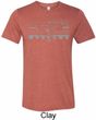 Mens Ford Shirt Mustang Honeycomb Grille Tri Blend Crewneck Shirt