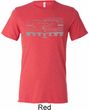 Mens Ford Shirt Mustang Honeycomb Grille Tri Blend Crewneck Shirt