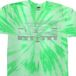 Mens Ford Shirt Mustang Honeycomb Grille Twist Tie Dye Shirt Mens Ford Shirt Mustang Honeycomb Grille Twist Tie Dye Shirt
