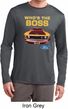 Mens Ford Shirt Mustang Who's The Boss Dry Wicking Long Sleeve Shirt