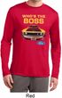 Mens Ford Shirt Mustang Who's The Boss Dry Wicking Long Sleeve Shirt