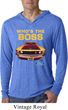 Mens Ford Shirt Mustang Who's The Boss Lightweight Hoodie Shirt