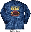 Mens Ford Shirt Mustang Who's The Boss Long Sleeve Tie Dye Shirt