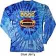 Mens Ford Shirt Mustang Who's The Boss Long Sleeve Tie Dye Shirt