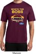 Mens Ford Shirt Mustang Who's The Boss Moisture Wicking Shirt