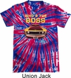 Mens Ford Shirt Mustang Who's The Boss Patriotic Tie Dye Shirt