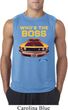 Mens Ford Shirt Mustang Who's The Boss Sleeveless Shirt