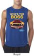 Mens Ford Shirt Mustang Who's The Boss Sleeveless Shirt