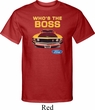 Mens Ford Shirt Mustang Who's The Boss Tall Shirt