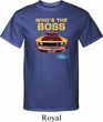 Mens Ford Shirt Mustang Who's The Boss Tall Shirt