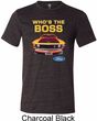 Mens Ford Shirt Mustang Who's The Boss Tri Blend Crewneck Shirt
