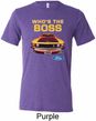 Mens Ford Shirt Mustang Who's The Boss Tri Blend Crewneck Shirt