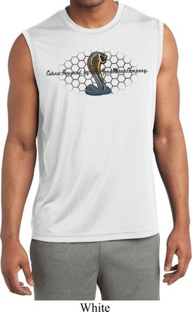 Mens Ford Shirt Powered By Cobra Sleeveless Moisture Wicking Shirt