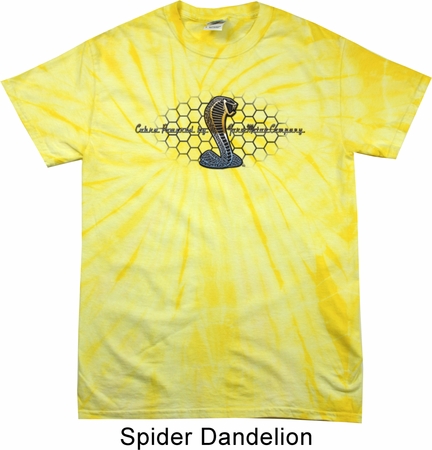 Mens Ford Shirt Powered By Cobra Spider Tie Dye Shirt