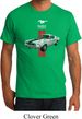 Mens Ford Shirt Red Stripe Mustang 50 Years Organic Tee T-Shirt