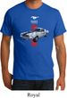Mens Ford Shirt Red Stripe Mustang 50 Years Organic Tee T-Shirt