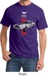Mens Ford Shirt Red Stripe Mustang 50 Years Tee T-Shirt