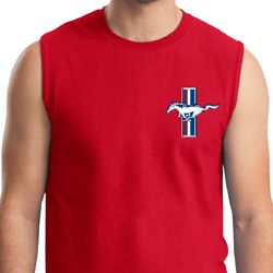 Mens Ford Shirt The Legend Lives Crest Pocket Print Muscle Tee T-Shirt Mens Ford Shirt The Legend Lives Crest Pocket Print Muscle Tee T-Shirt