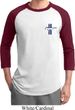 Mens Ford Shirt The Legend Lives Crest Pocket Print Raglan Tee T-Shirt