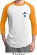 Mens Ford Shirt The Legend Lives Crest Pocket Print Raglan Tee T-Shirt