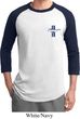 Mens Ford Shirt The Legend Lives Crest Pocket Print Raglan Tee T-Shirt