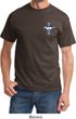 Mens Ford Shirt The Legend Lives Crest Pocket Print Tee T-Shirt