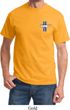 Mens Ford Shirt The Legend Lives Crest Pocket Print Tee T-Shirt