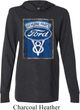 Mens Ford Shirt V8 Genuine Ford Parts Lightweight Hoodie Tee
