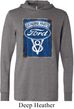 Mens Ford Shirt V8 Genuine Ford Parts Lightweight Hoodie Tee