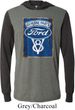 Mens Ford Shirt V8 Genuine Ford Parts Lightweight Hoodie Tee