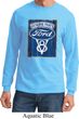 Mens Ford Shirt V8 Genuine Ford Parts Long Sleeve Tee T-Shirt