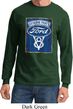 Mens Ford Shirt V8 Genuine Ford Parts Long Sleeve Tee T-Shirt
