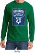 Mens Ford Shirt V8 Genuine Ford Parts Long Sleeve Tee T-Shirt