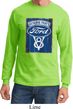Mens Ford Shirt V8 Genuine Ford Parts Long Sleeve Tee T-Shirt