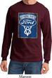 Mens Ford Shirt V8 Genuine Ford Parts Long Sleeve Tee T-Shirt