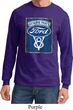 Mens Ford Shirt V8 Genuine Ford Parts Long Sleeve Tee T-Shirt