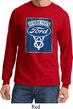 Mens Ford Shirt V8 Genuine Ford Parts Long Sleeve Tee T-Shirt