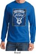 Mens Ford Shirt V8 Genuine Ford Parts Long Sleeve Tee T-Shirt