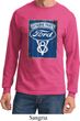 Mens Ford Shirt V8 Genuine Ford Parts Long Sleeve Tee T-Shirt