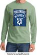 Mens Ford Shirt V8 Genuine Ford Parts Long Sleeve Tee T-Shirt