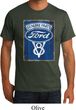 Mens Ford Shirt V8 Genuine Ford Parts Organic Tee T-Shirt