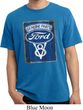 Mens Ford Shirt V8 Genuine Ford Parts Pigment Dyed Tee T-Shirt