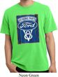 Mens Ford Shirt V8 Genuine Ford Parts Pigment Dyed Tee T-Shirt